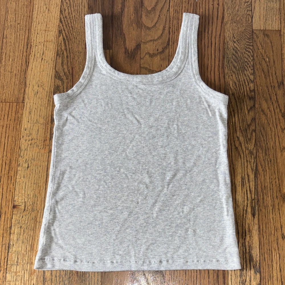 Aerie Women's Tuck-It-In Tank Top Color: Medium Heather Gray Size S